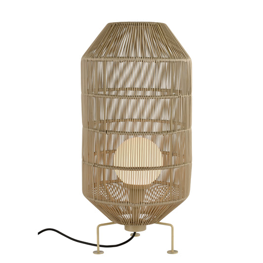 Corsica 32" Floor Lamp in Beige