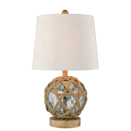 Crosswick 20" Table Lamp in Blue