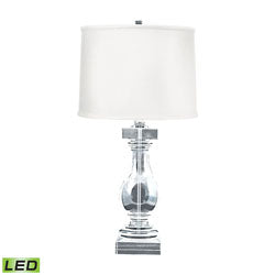 Crystal 28" LED Table Lamp in Clear