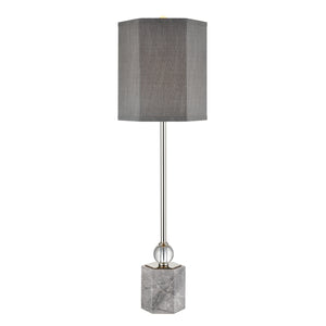 Discretion 33' Table Lamp in Polished Nickel