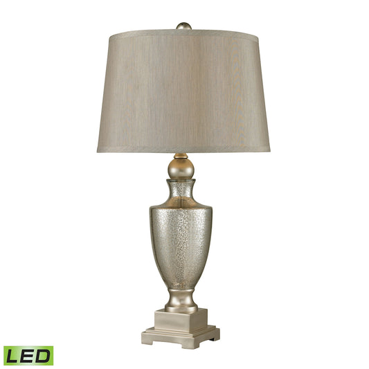 Elmira 29" LED Table Lamp in Antique Mercury