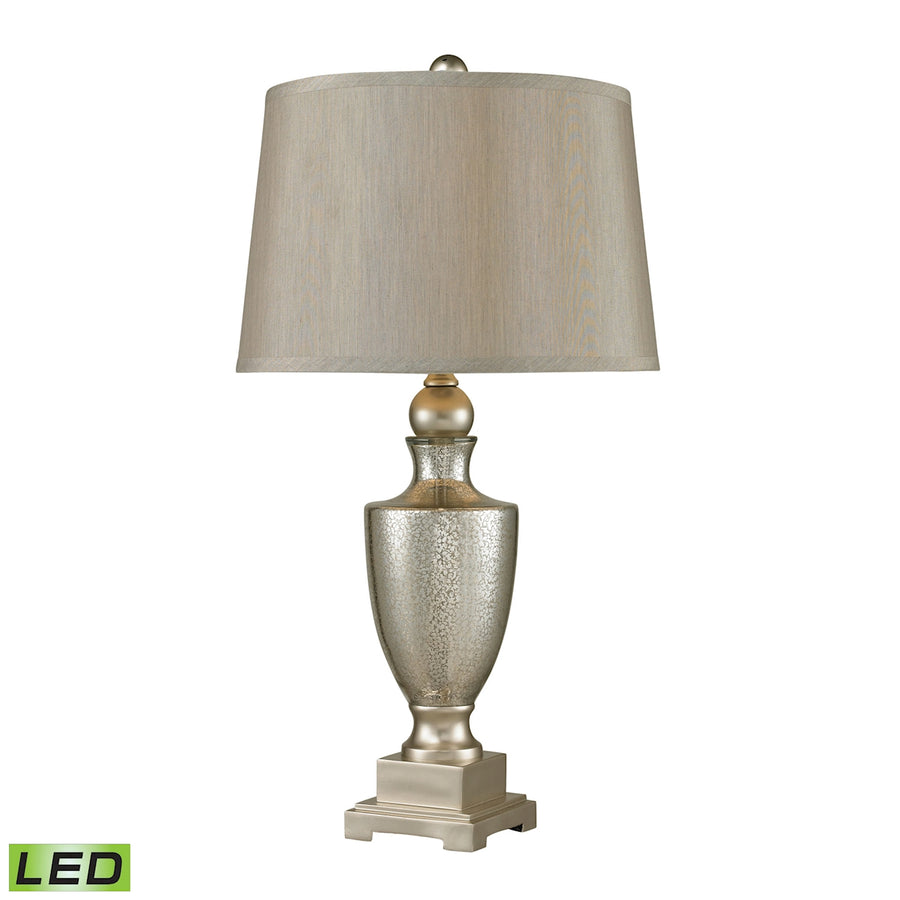 Elmira 29' LED Table Lamp in Antique Mercury