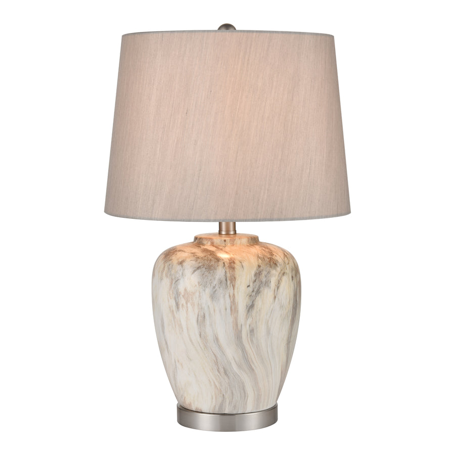 Everly 23' Table Lamp in White