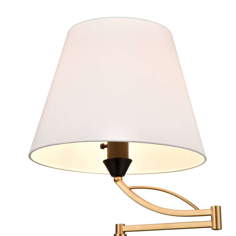 Fluency 65' Floor Lamp in Aged Brass