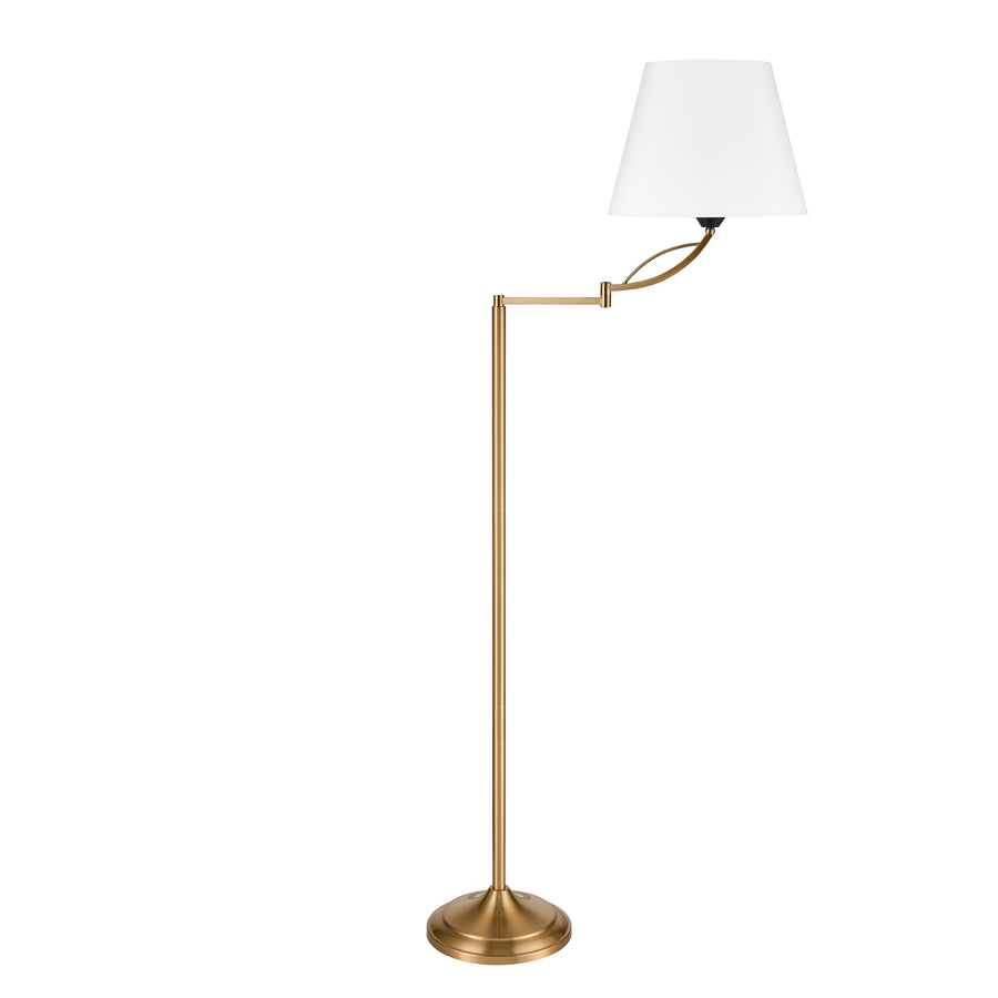 Fluency 65' Floor Lamp in Aged Brass