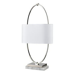 Gosforth 32' Table Lamp in Polished Nickel