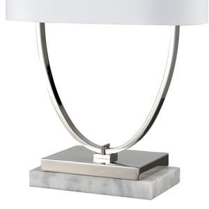 Gosforth 32' Table Lamp in Polished Nickel