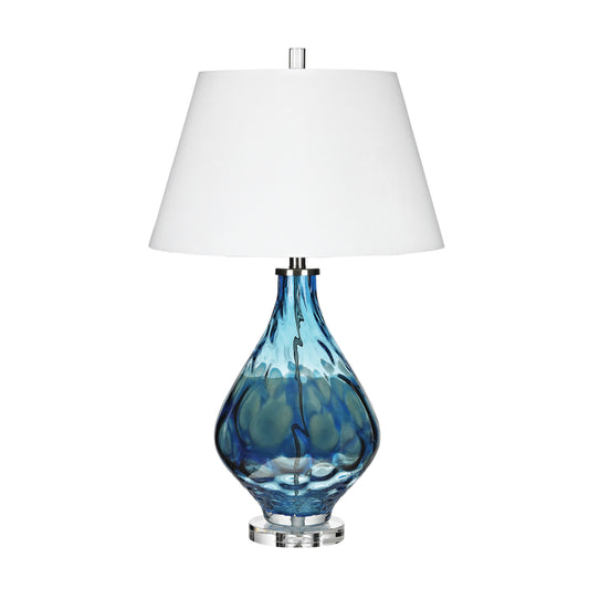 Gush 29" Table Lamp in Blue