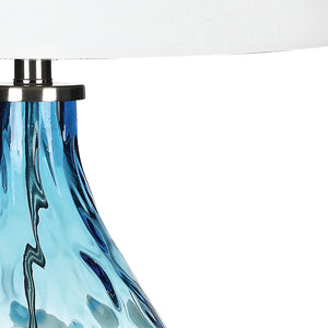 Gush 29' Table Lamp in Blue