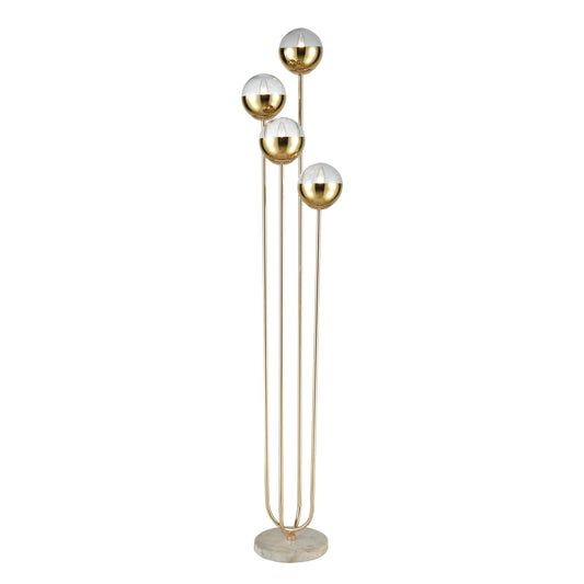 Haute Floreal 70" Floor Lamp in Gold