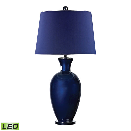 Helensburugh 34" LED Table Lamp in Navy