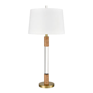 Island Summit 36' Table Lamp in Clear