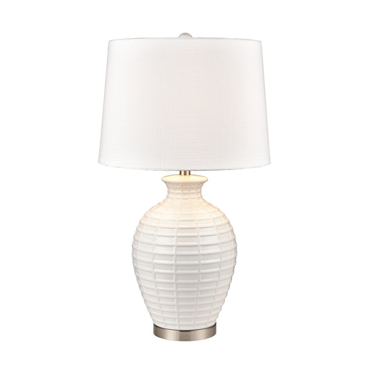 Junia 28" Table Lamp in White