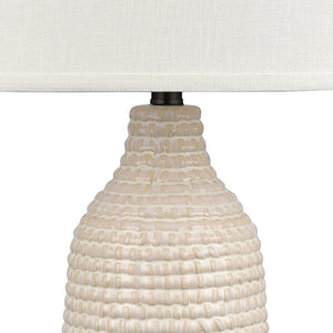 Kari 28' Table Lamp in Cream