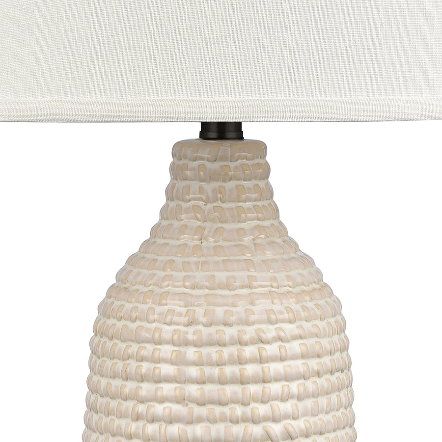 Kari 28' Table Lamp in Cream