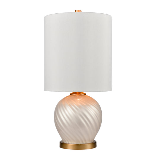 Koray 21" Table Lamp in Pearl