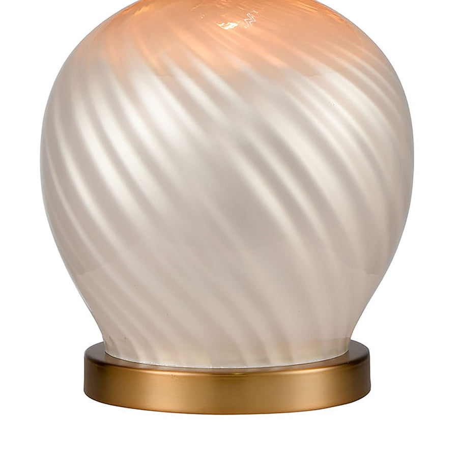 Koray 21' Table Lamp in Pearl