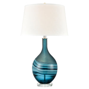 LaconiaBay 32' Table Lamp in Blue