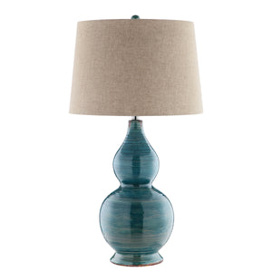 Lara 31.75' Table Lamp in Blue