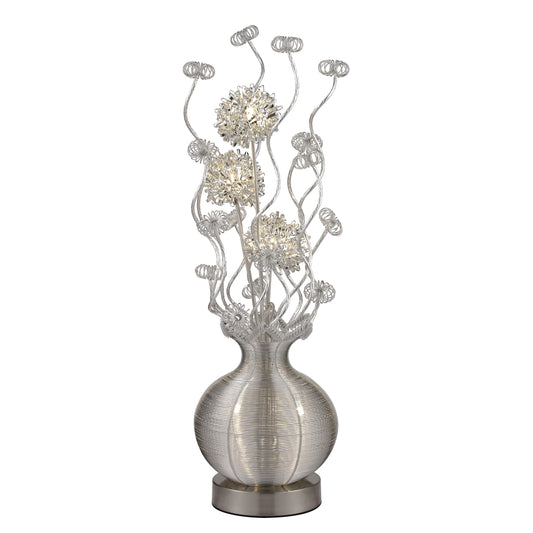 Lazelle 33" Table Lamp in Silver