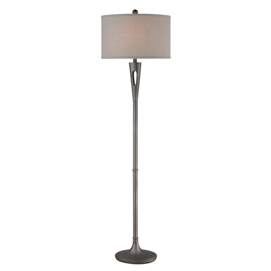 Lightning Rod 66" Floor Lamp in Pewter