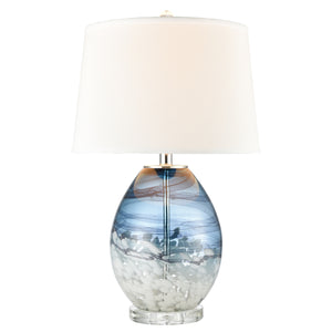 Livingstone 25' Table Lamp in Blue