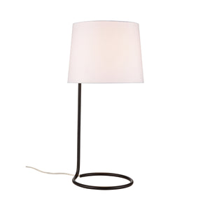 Loophole 29' Table Lamp in Oiled Bronze