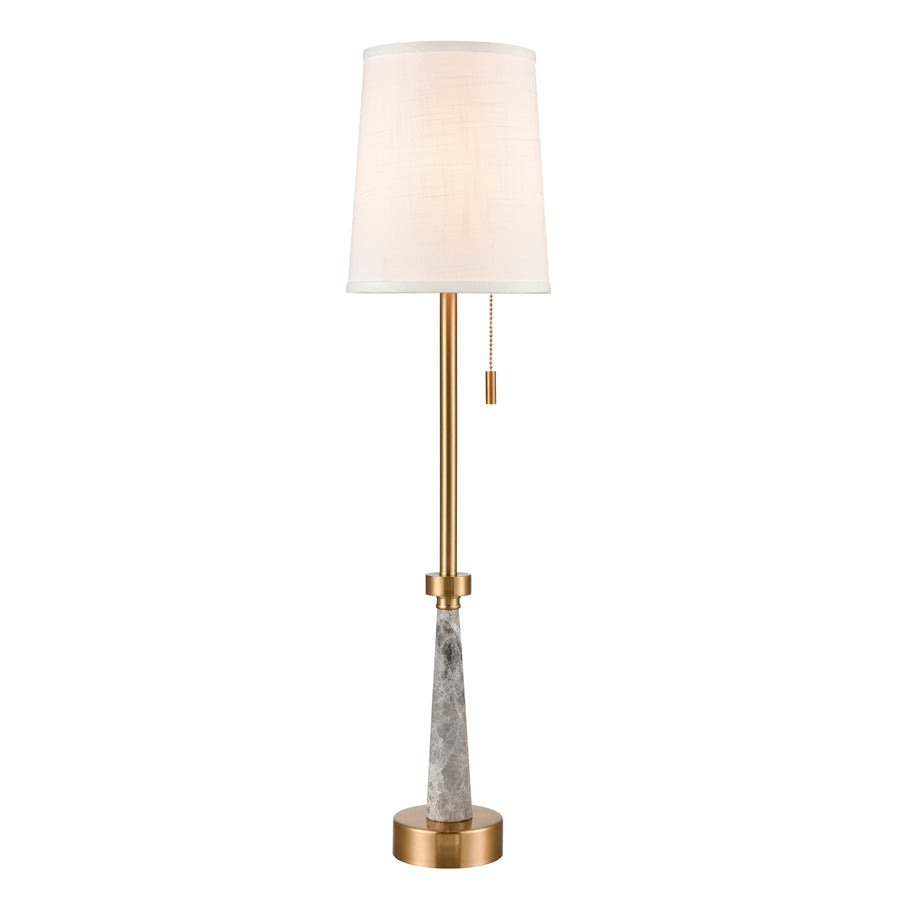 Magda 34' Table Lamp in Aged Brass