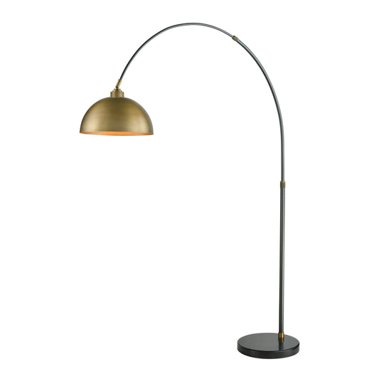 Magnus 76" Floor Lamp in Aged Brass