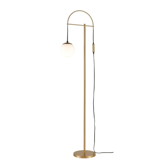 Malbo 71" Floor Lamp in Honey Brass