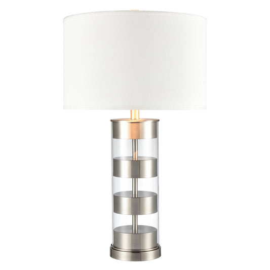 Margin 28" Table Lamp in Satin Nickel