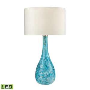 Mediterranean 29' LED Table Lamp in Sea Blue