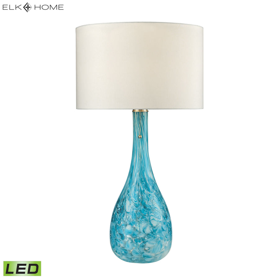 Mediterranean 29' LED Table Lamp in Sea Blue