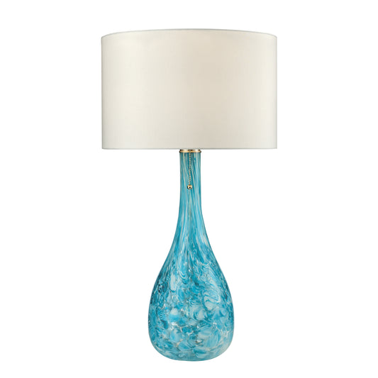 Mediterranean 29" Table Lamp in Sea Blue