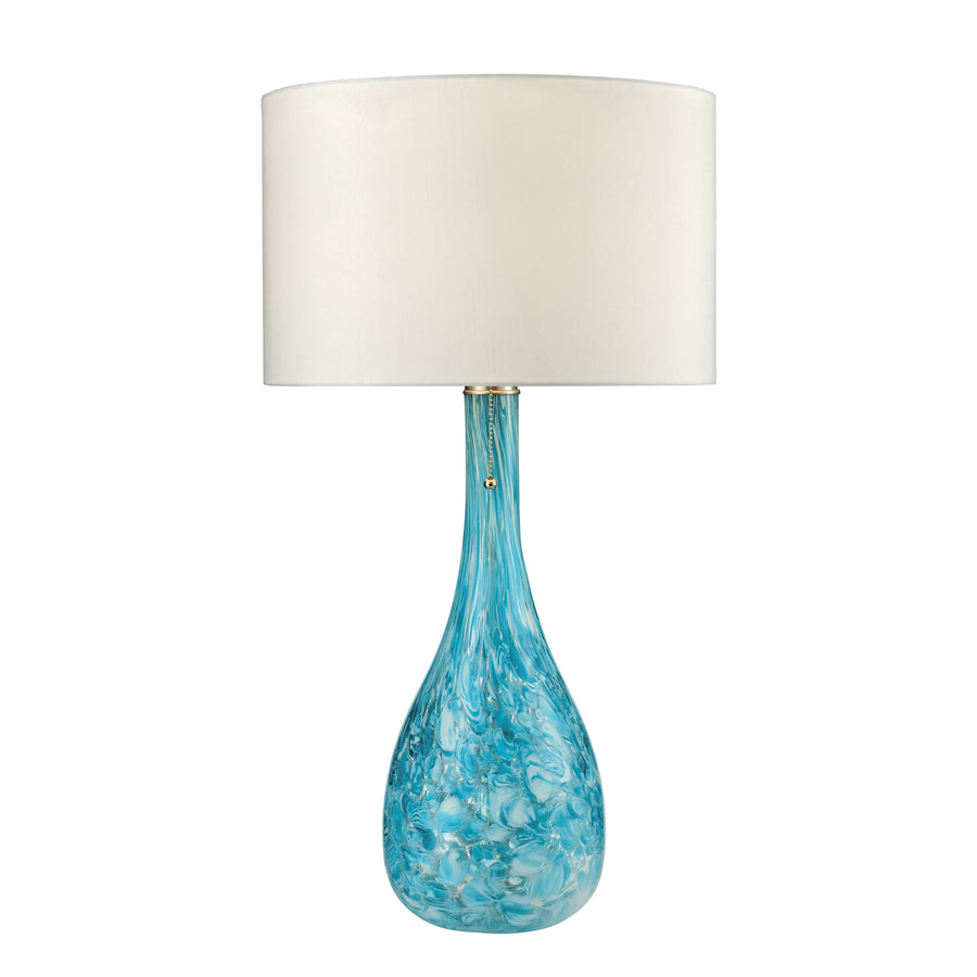 Mediterranean 29' Table Lamp in Sea Blue