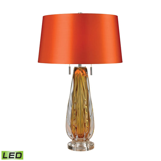 Modena 26" LED Table Lamp in Amber