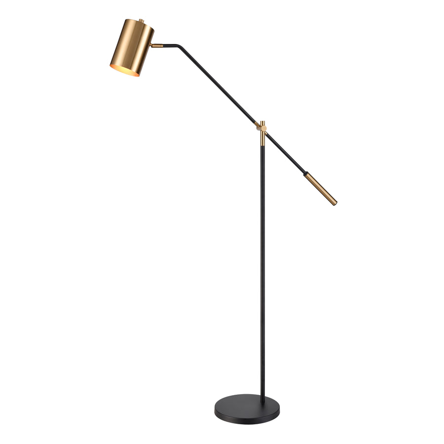 Oliver Avenue 66' Floor Lamp in Matte Black