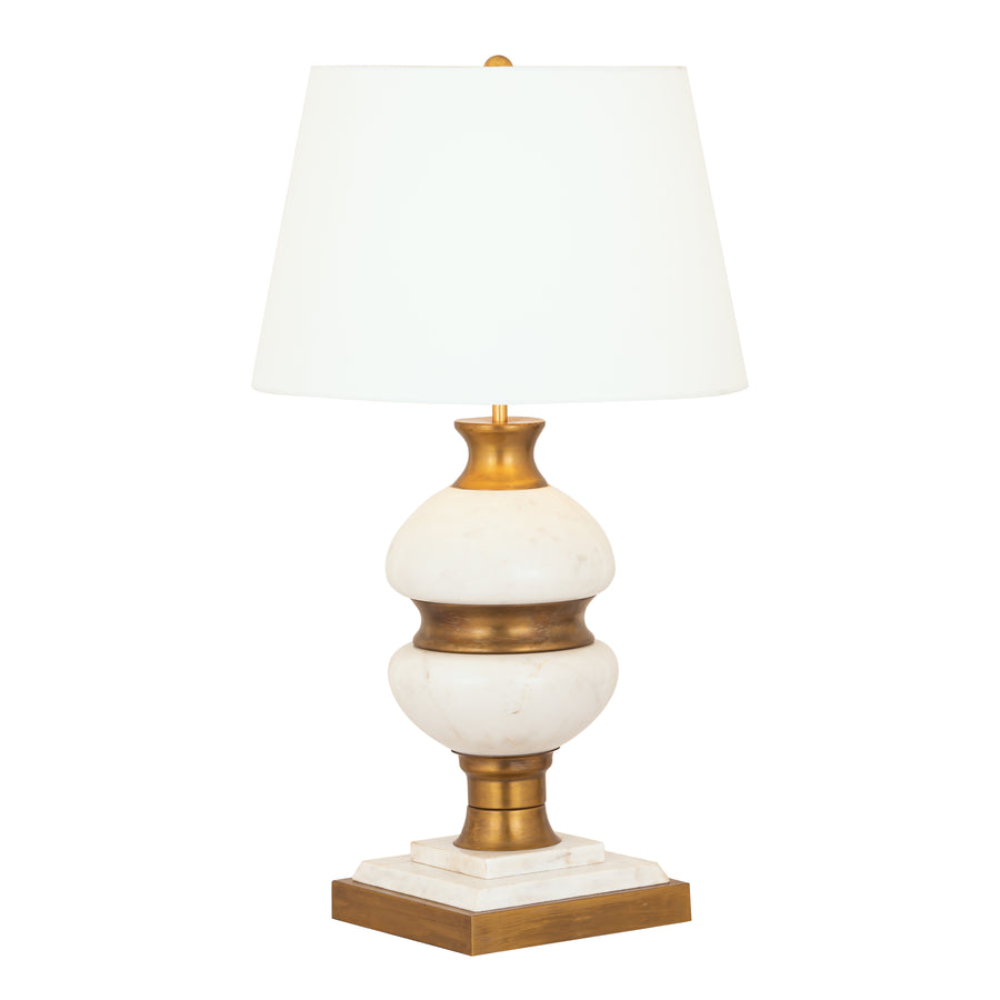 Packer 30' Table Lamp in Aged Brass