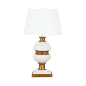 Packer 30' Table Lamp in Aged Brass