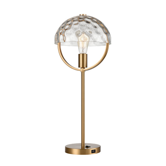 Parsons Avenue 24" Table Lamp in Aged Brass
