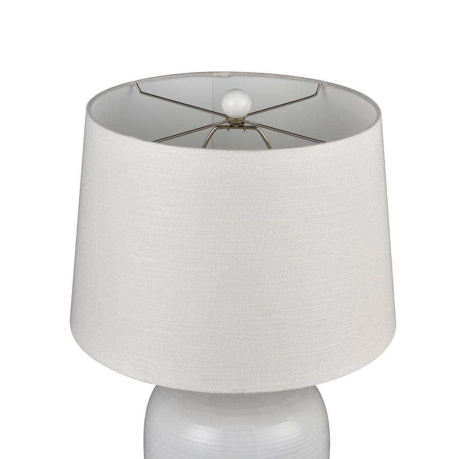 Peli 28' Table Lamp in White