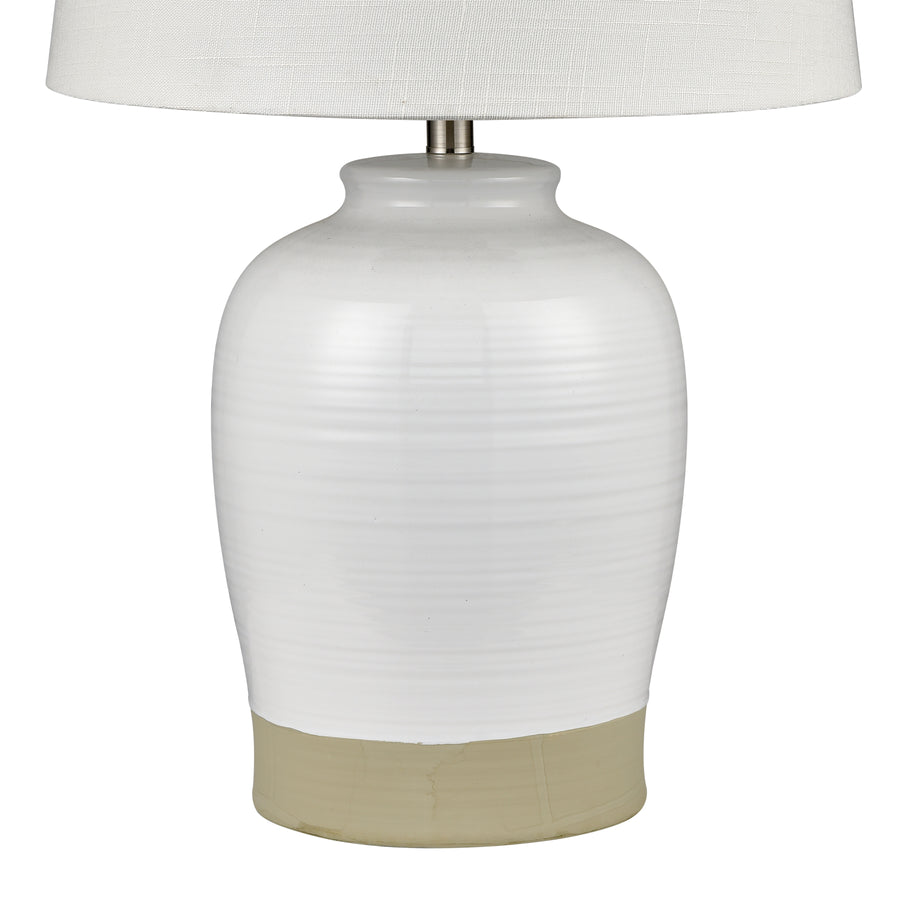 Peli 28' Table Lamp in White