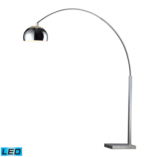 Penbrook 70" LED Floor Lamp in Silver