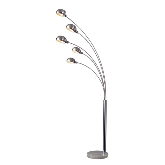 Penbrook 83" Floor Lamp in Chrome