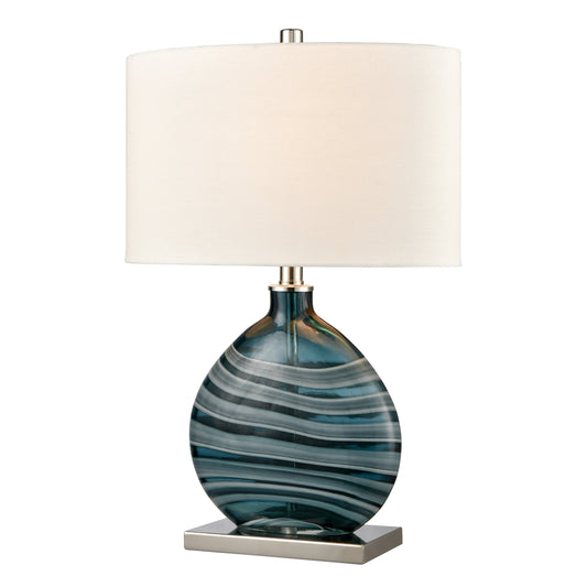 Portview 22" Table Lamp in Teal