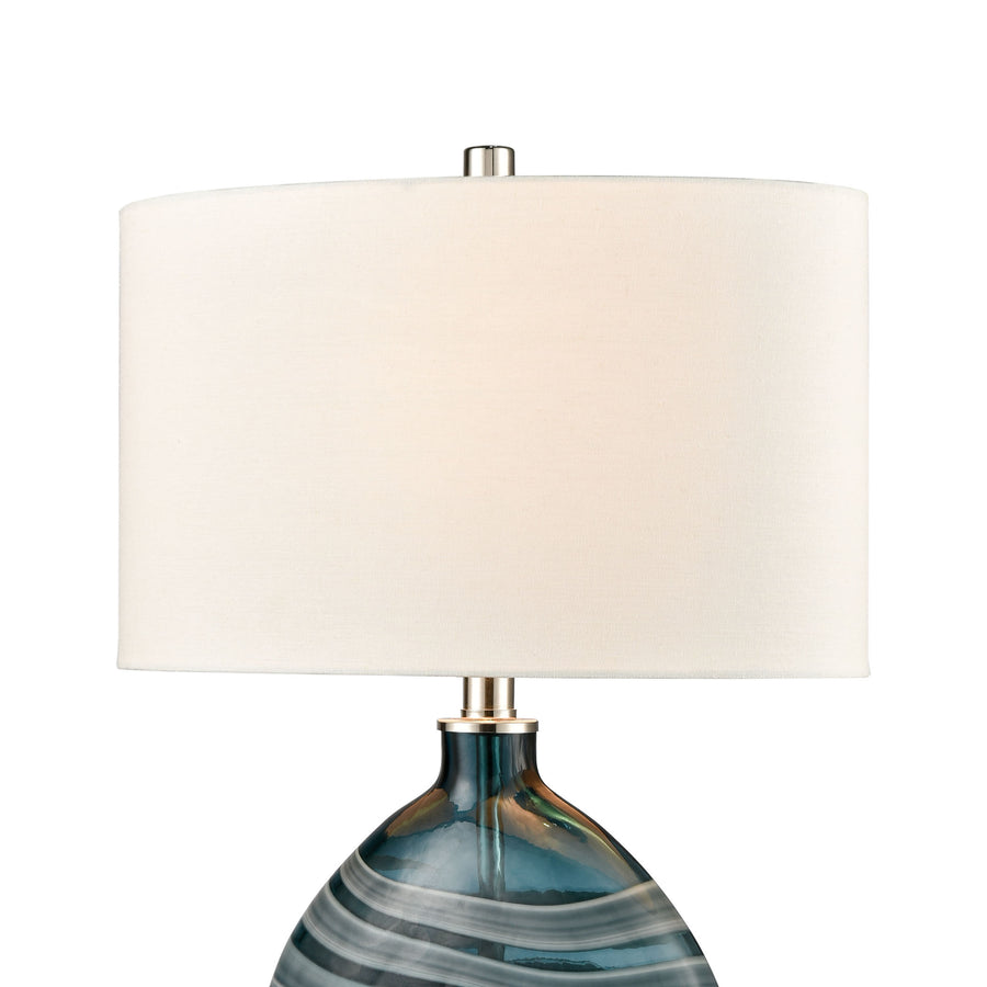 Portview 22' Table Lamp in Teal