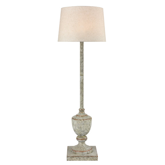 Regus 51" Floor Lamp in Antique Gray