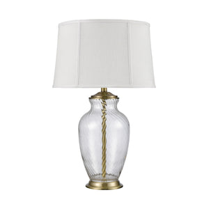 Remmy 28' Table Lamp in Antique Brass