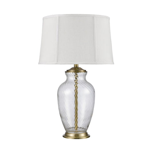 Remmy 28" Table Lamp in Antique Brass