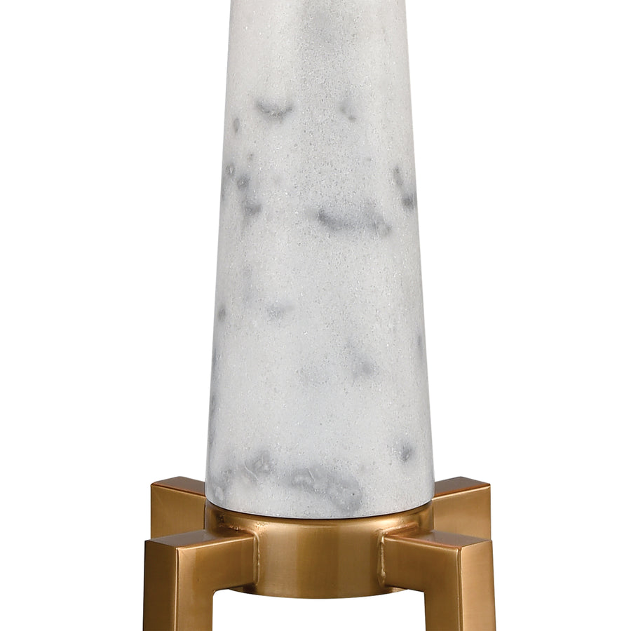 Rocket 27' Table Lamp in Aged Brass